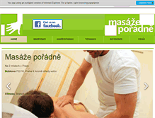 Tablet Screenshot of masazeporadne.cz